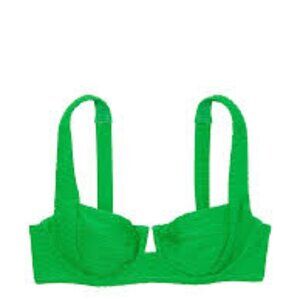 Mix & Match Full Coverage Bikini Top Green Size 32B